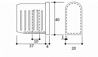 Schemat gniazda podstawy